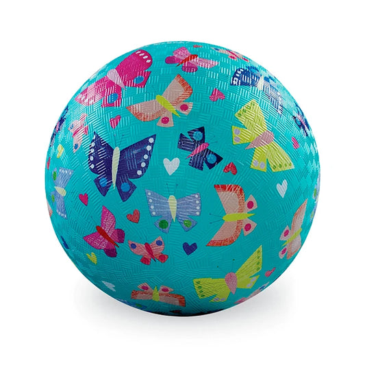 7 inch Playground Ball - Butterfly Rainbow - Best for Ages 3 to 11 - US 5185