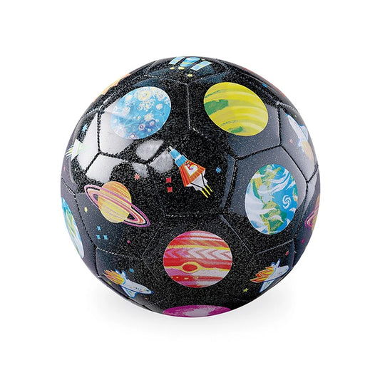 Size 3 Glitter Soccer Ball - Space Explorer - Best for Ages 3 to 8 - US 3818