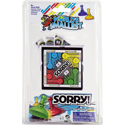 World's Smallest Sorry - Best Classic &amp; Retro Toys for Ages 6 to 12 - US 7632