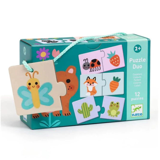 Colors Puzzle Duo - Best Early Learning Toys for Ages 2 to 5 - US 8061