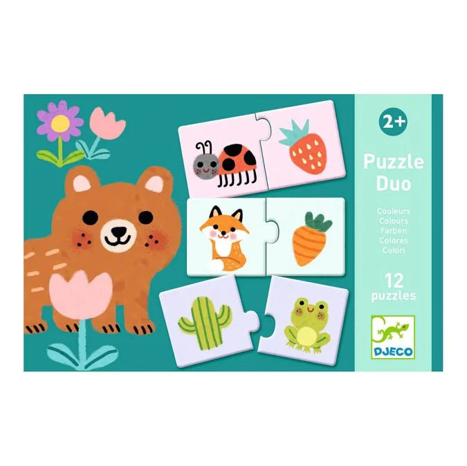 Colors Puzzle Duo - Best Early Learning Toys for Ages 2 to 5 - US 8061