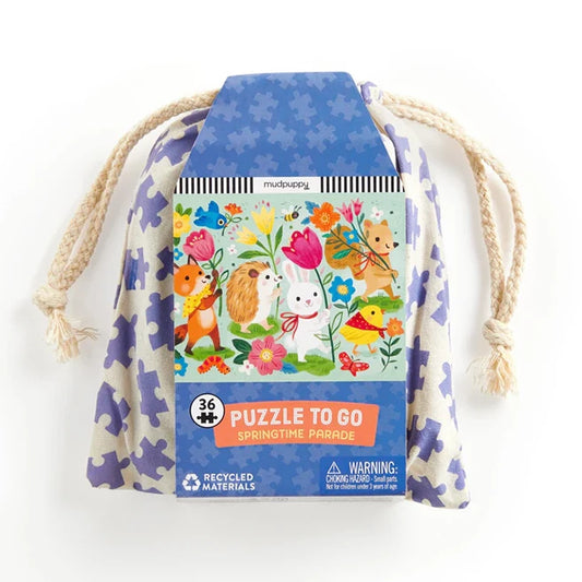 Springtime Parade 36 Piece Puzzle to Go - Best for Ages 3 to 8 - US 9276