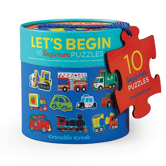 2pc Let's Begin Puzzles - Vehicles - Best Puzzles for Ages 2 to 4 - US 3505