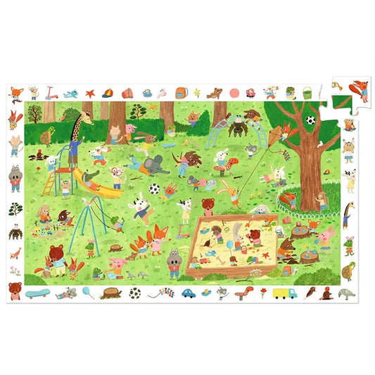 Little Friends Garden 35pc Observation Puzzle + Poster - US 0337
