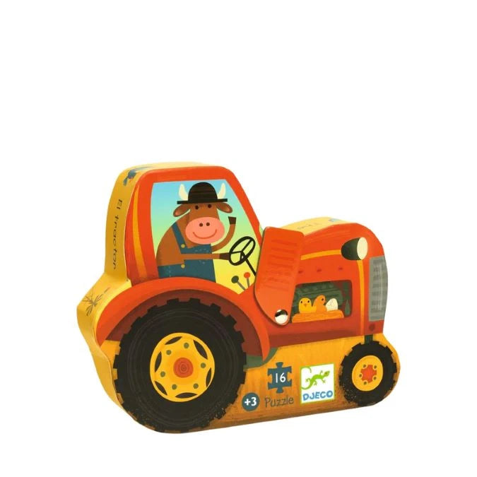 Tractor Mini Puzzle - 16 pc - Best for Ages 3 to 6 - US 6365