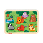 Chunky Wooden Forest Puzzle - Best Early Learning Toys for Ages 2 to 4 - US 2359