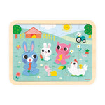 Wooden Farm Spot-the-Difference Puzzle - - Fat Brain Toys - US 7727