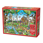 DoodleTown Birdwatchers Paradise 1000 pc Puzzle - - Fat Brain Toys - US 2210