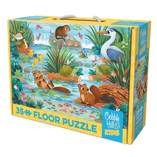 Beaver and Friends Floor Puzzle - 35 pc - Best Puzzles for Ages 3 to 6 - US 9570