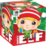 Elf 100 pc Holiday Jigsaw Puzzle - Best Puzzles for Ages 6 to 12 - US 6514