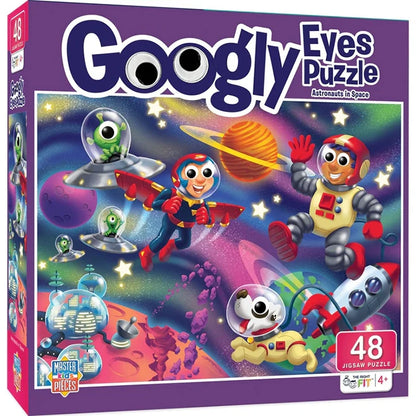 Googly Eyes Puzzle Outer Space - 48 pc - Best Puzzles for Ages 4 to 8 - US 4675
