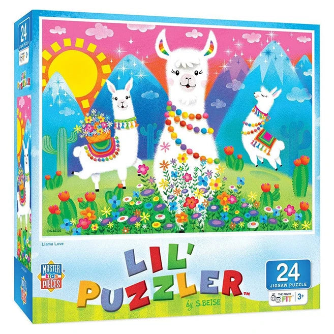 Llama Love Lil Puzzler 24 pc - Best Puzzles for Ages 3 to 8 - US 4182