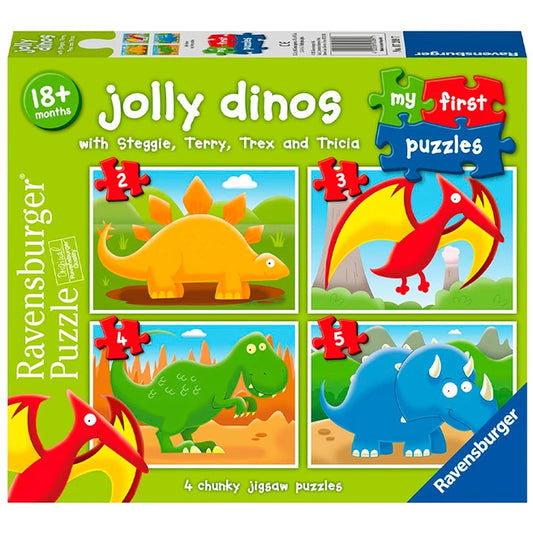 My First Puzzles - Jolly Dinosaurs - Best Puzzles for Ages 2 to 4 - US 7088