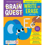 Brain Quest Write and Erase - Alphabet Skills - Best for Ages 3 to 6 - US 5005