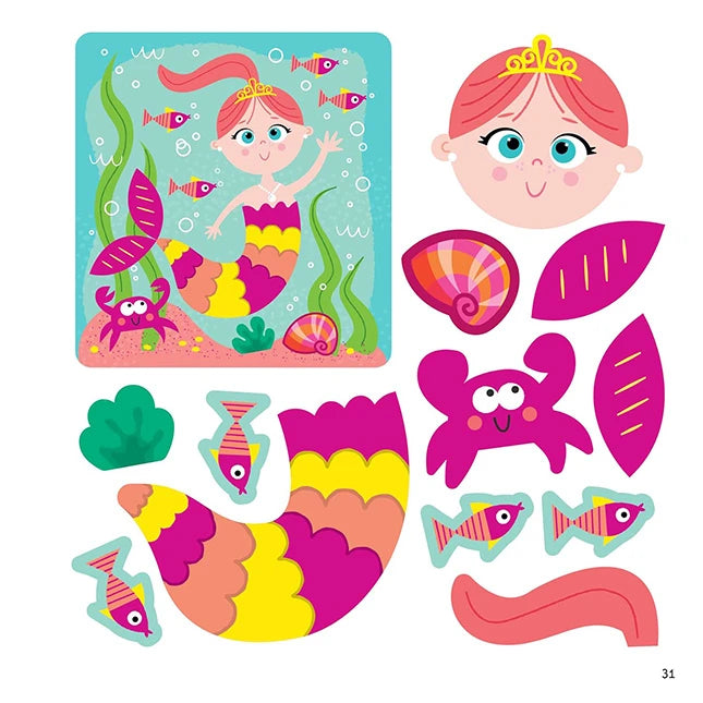 First Fun Sticker Paintings - Princesses &amp; Unicorns - US 6910