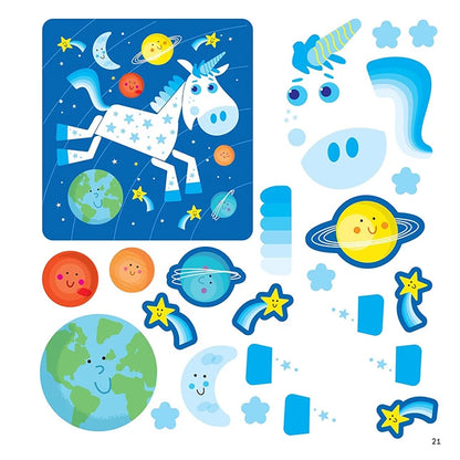 First Fun Sticker Paintings - Princesses &amp; Unicorns - US 6910