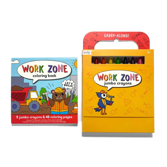 Carry-Along! Work Zone Coloring Book - Best for Ages 3 to 8 - US 4329