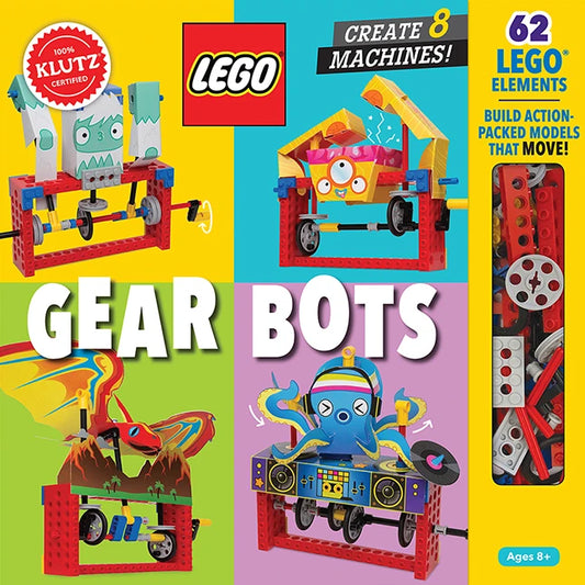 Klutz LEGO Gear Bots - Best Books for Ages 8 to 11 - Fat Brain Toys - US 2441