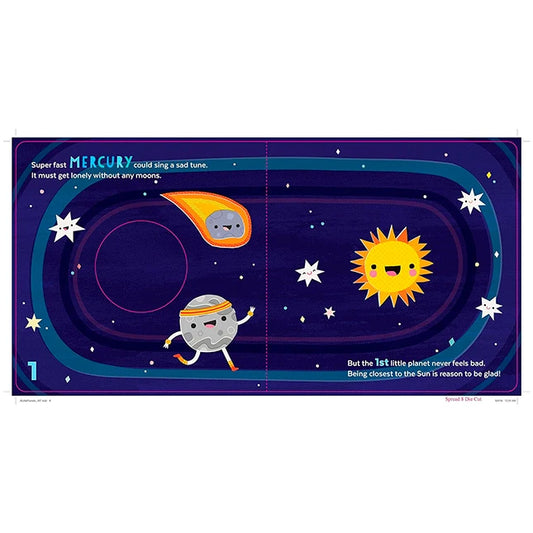 8 Little Planets Board Book - Best Baby Toys &amp; Gifts for Ages 1 to 3 - US 7572