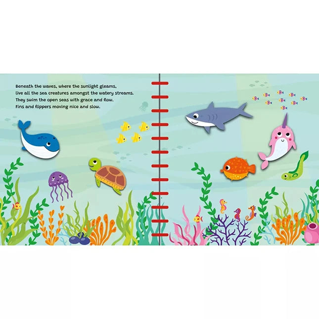 Silicone Sticker Book - Sea - Best Arts &amp; Crafts for Ages 3 to 7 - US 5613