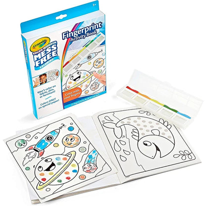 Crayola Color Wonder Fingerprint Activity Book - Best for Ages 3 to 6 - US 9247