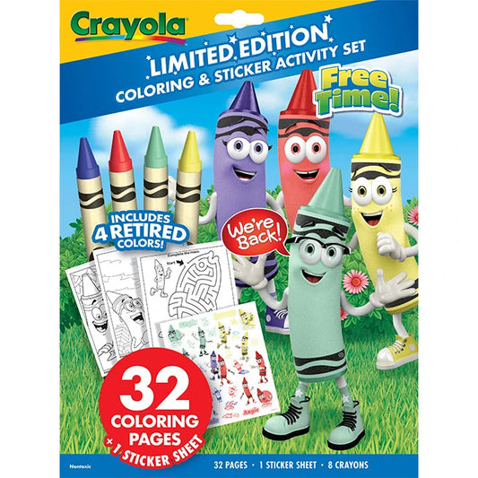 Crayola Coloring &amp; Sticker Activity Set 1 - Best for Ages 3 to 9 - US 6615
