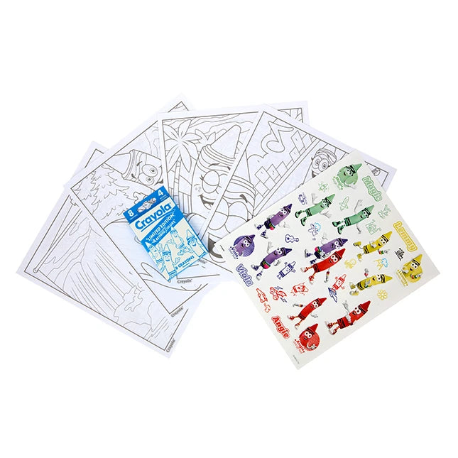 Crayola Coloring &amp; Sticker Activity Set 1 - Best for Ages 3 to 9 - US 6615