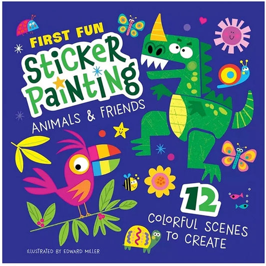 First Fun Sticker Painting - Animals &amp; Friends - Best for Ages 3 to 7 - US 3770