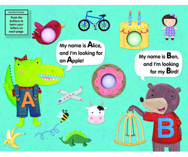 Poke-A-Dot An Alphabet Eye Spy - Best Books for Babies - US 1615