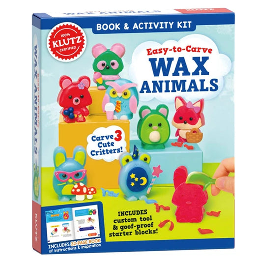 Klutz Easy-To-Carve Wax Animals - Best Arts &amp; Crafts for Ages 9 to 11 - US 0842