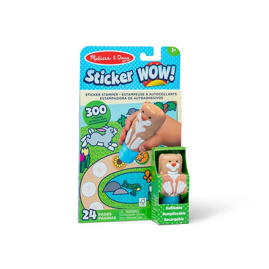 Sticker WOW! Activity Pad &amp; Sticker Stamper - Bunny - US 0995