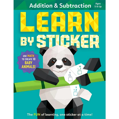 Learn By Sticker - Addition and Subtraction - - Fat Brain Toys - US 2865