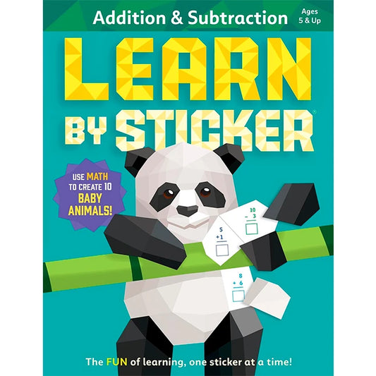 Learn By Sticker - Addition and Subtraction - - Fat Brain Toys - US 2865