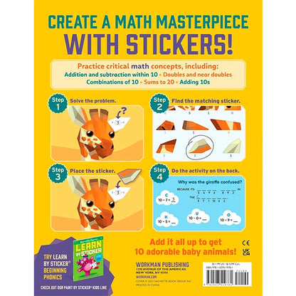 Learn By Sticker - Addition and Subtraction - - Fat Brain Toys - US 2865