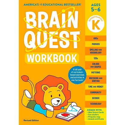 Brain Quest Math Workbook - Kindergarten - - Fat Brain Toys - US 2326