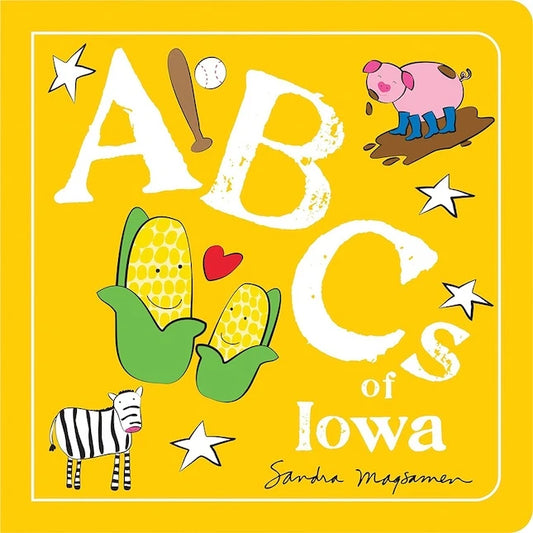 ABCs of Iowa Book - Best Baby Toys &amp; Gifts for Ages 0 to 5 - US 6147