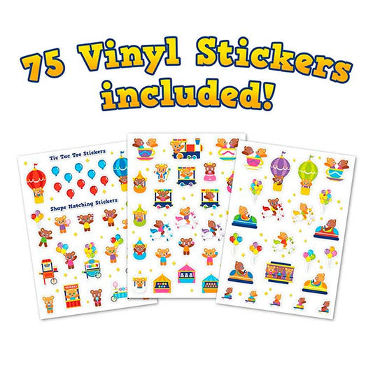 Sticker Magic - Fantasy Fun Fair - - Fat Brain Toys - US 7542