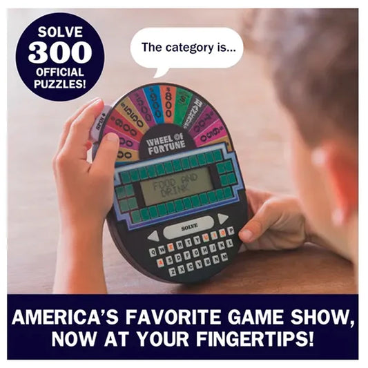 Wheel of Fortune Electronic Game - - Fat Brain Toys - US 0230