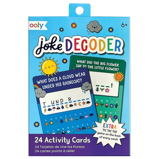 Joke Decoder Activity Cards - Best Brainteasers for Ages 6 to 11 - US 6171