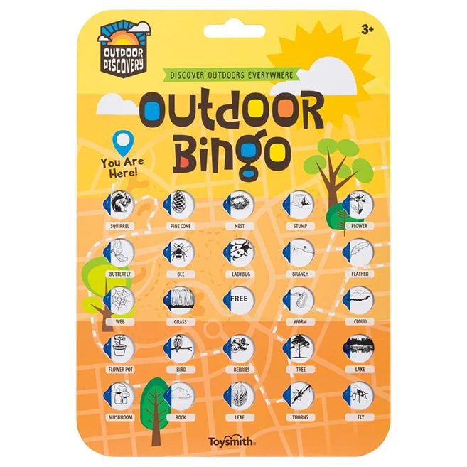 Outdoor Discovery Outdoor Bingo - 4 pack - Best Games for Ages 4 to 12 - US 6297