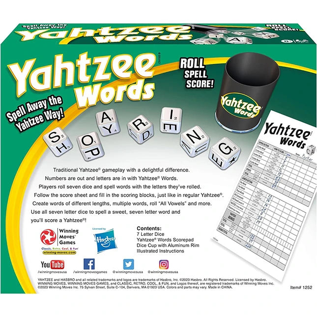 Yahtzee Words - - Fat Brain Toys - US 2395