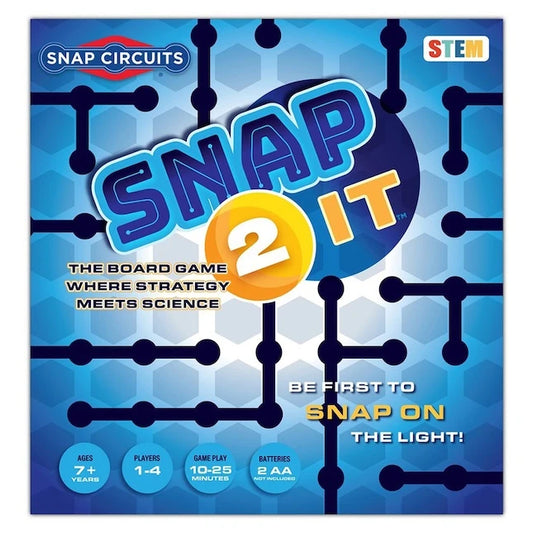 Snap Circuits Snap-2-It Board Game - Best Games for Ages 7 to 12 - US 3472