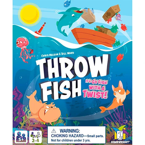 Throw Fish - Best Games for Ages 5 to 12 - Fat Brain Toys - US 6361