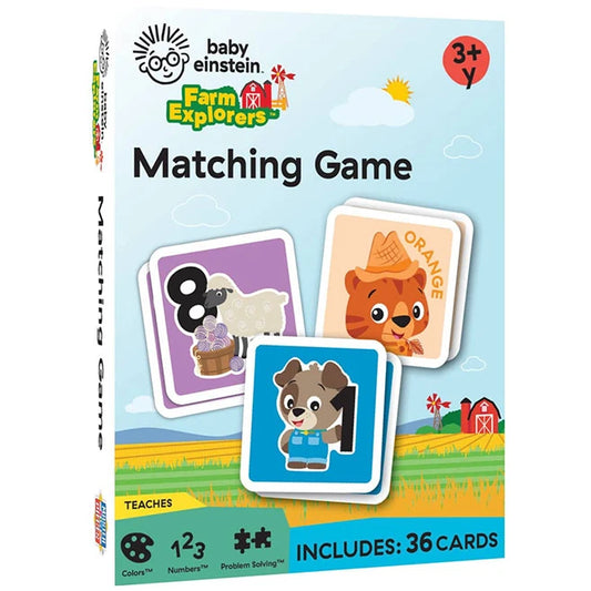 Baby Einstein Farm Explorers Matching Game - Best for Ages 3 to 8 - US 6469