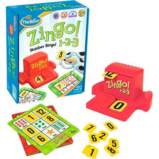 Think Fun Zingo 1-2-3 - Best Games for Ages 4 to 8 - Fat Brain Toys - US 0928