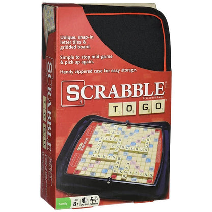 Scrabble-To-Go - Best Games for Ages 9 to 11 - Fat Brain Toys - US 6227