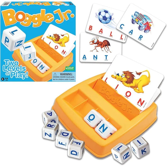Boggle Jr. - Best Early Learning Toys for Ages 3 to 6 - Fat Brain Toys - US 1059