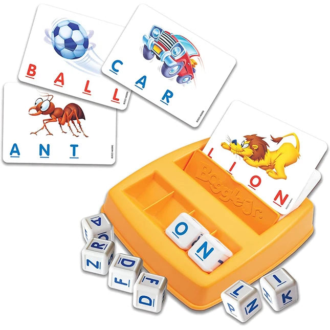 Boggle Jr. - Best Early Learning Toys for Ages 3 to 6 - Fat Brain Toys - US 1059