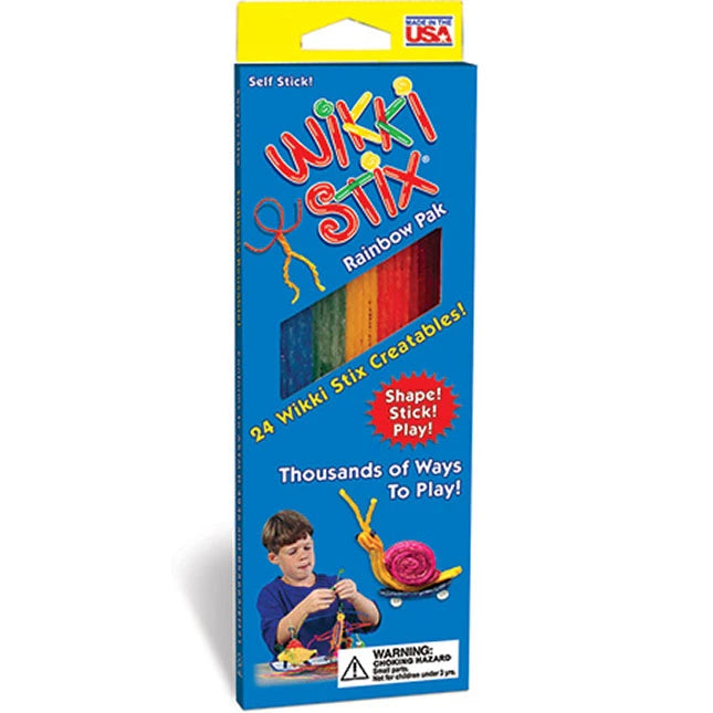 Wikki Stix Rainbow Pak - Best Arts &amp; Crafts for Ages 3 to 10 - US 8875