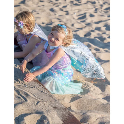 Mermaid Dreamscape Color in Cape with Markers - Best for Ages 3 to 6 - US 0236